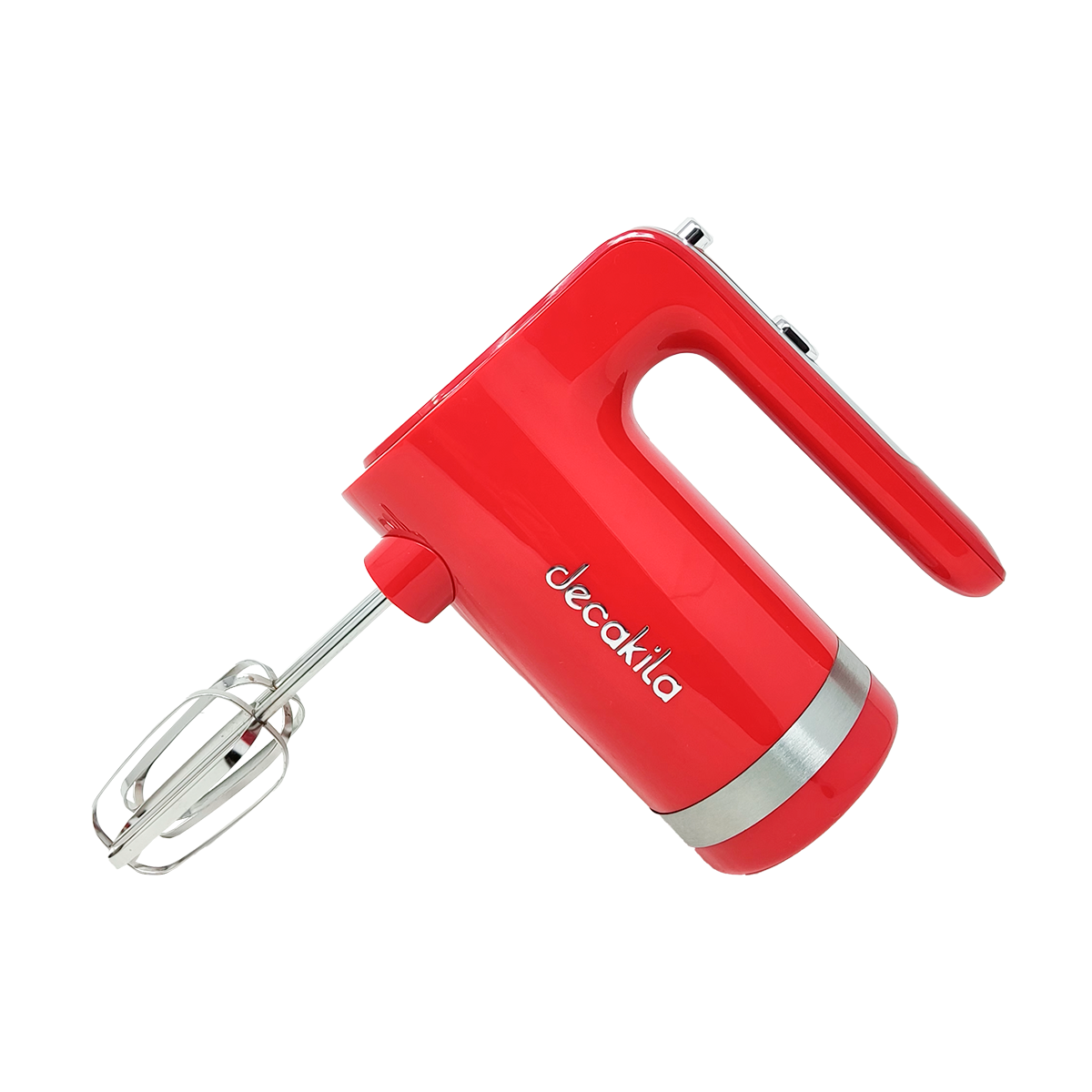 Batidora de Mano 7 Velocidades Inalámbrica con Accesorios Roja Decakila KMMX006R