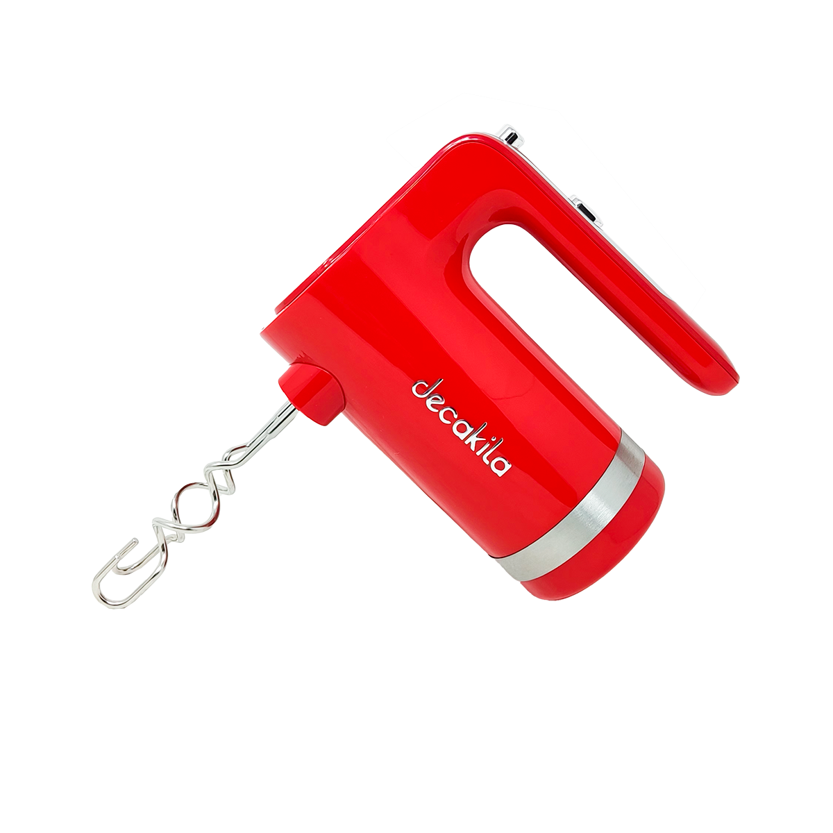Batidora de Mano 7 Velocidades Inalámbrica con Accesorios Roja Decakila KMMX006R