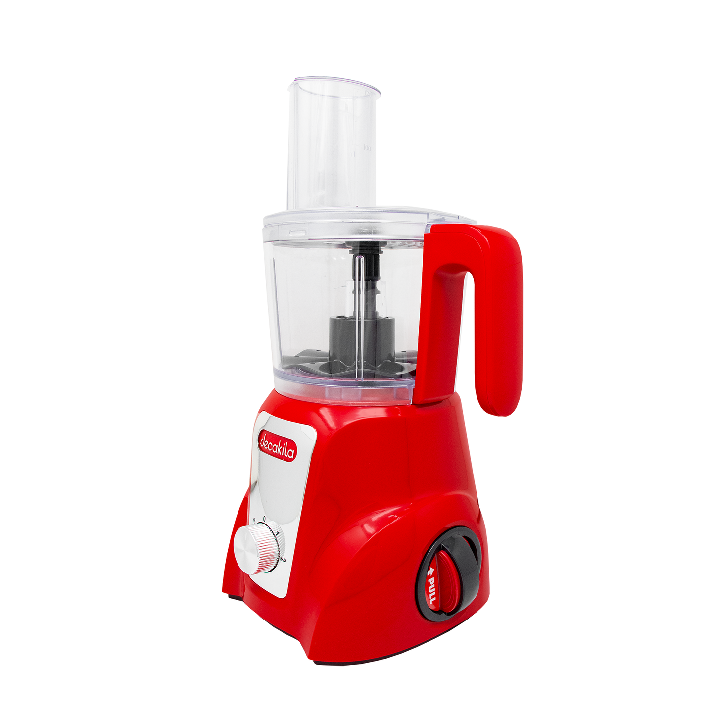 Procesador de Alimentos 1.25 L Inalámbrico de Batería Rojo Decakila KMMG026R