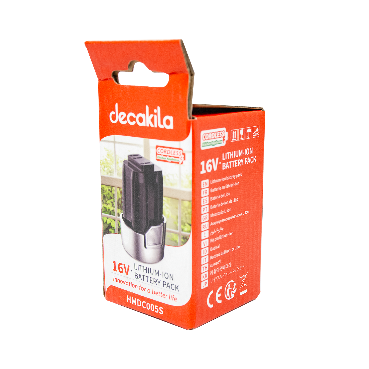 Batería de Litio de 16 V 2.0 Ah para Electrodómesticos Decakila HMDC005S