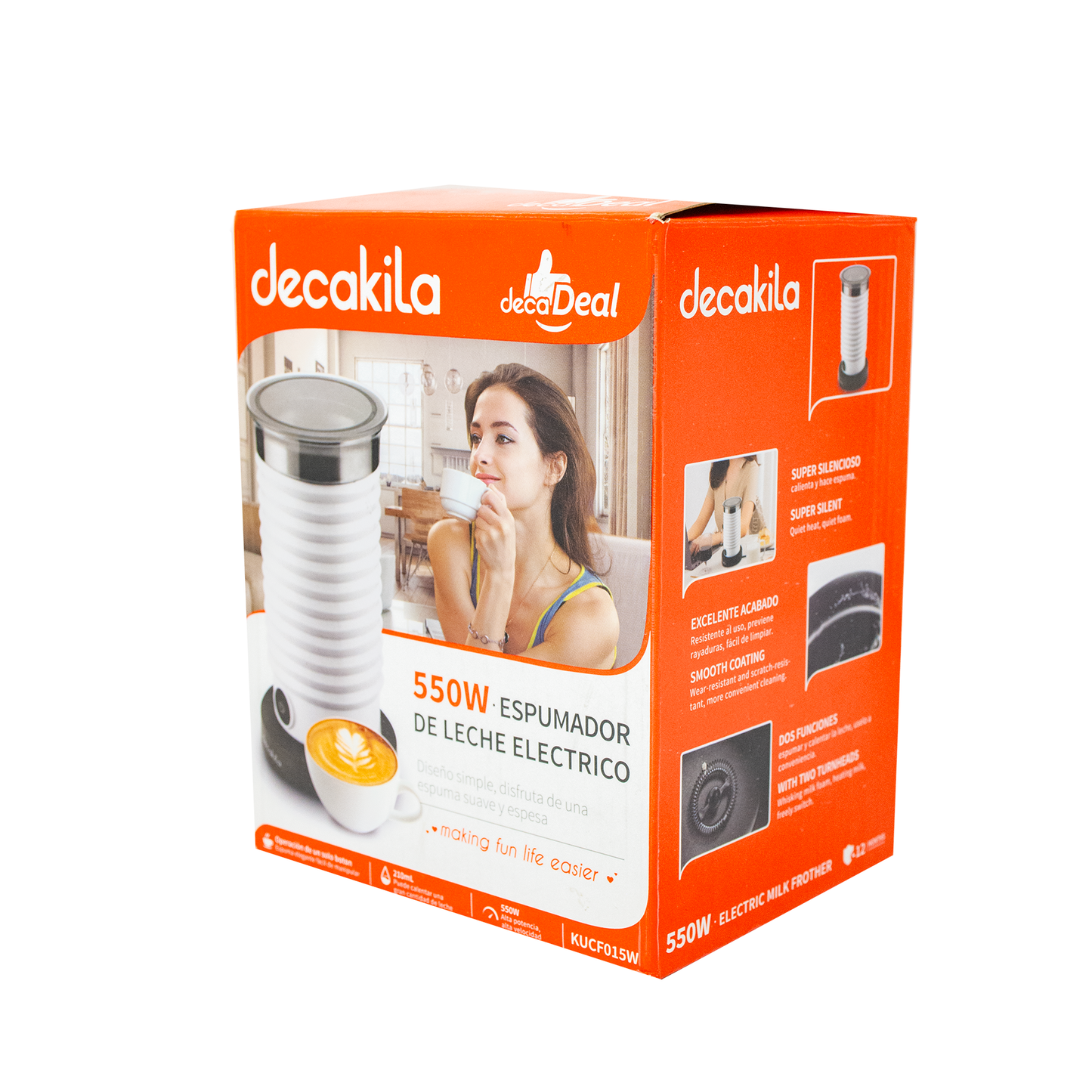 Espumador Eléctrico Automático 550 W Decakila KUCF015W