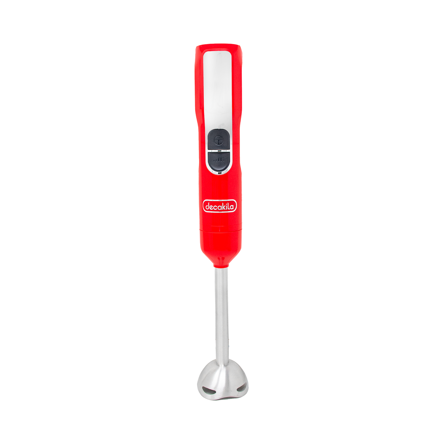 Batidora de inmersión 5 en 1 con accesorios 2 velocidades Inalámbrica de Batería Roja Decakila KMJB055R (Caja de 8 Piezas)