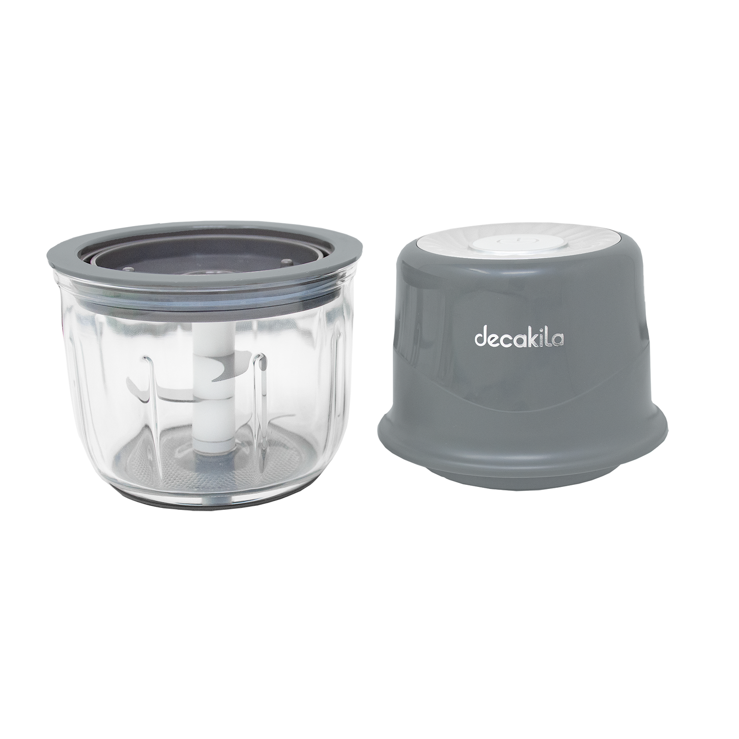 Mini Procesador de Alimentos Inalámbrico Gris Decakila KMMG008G (Caja de 15 Piezas)