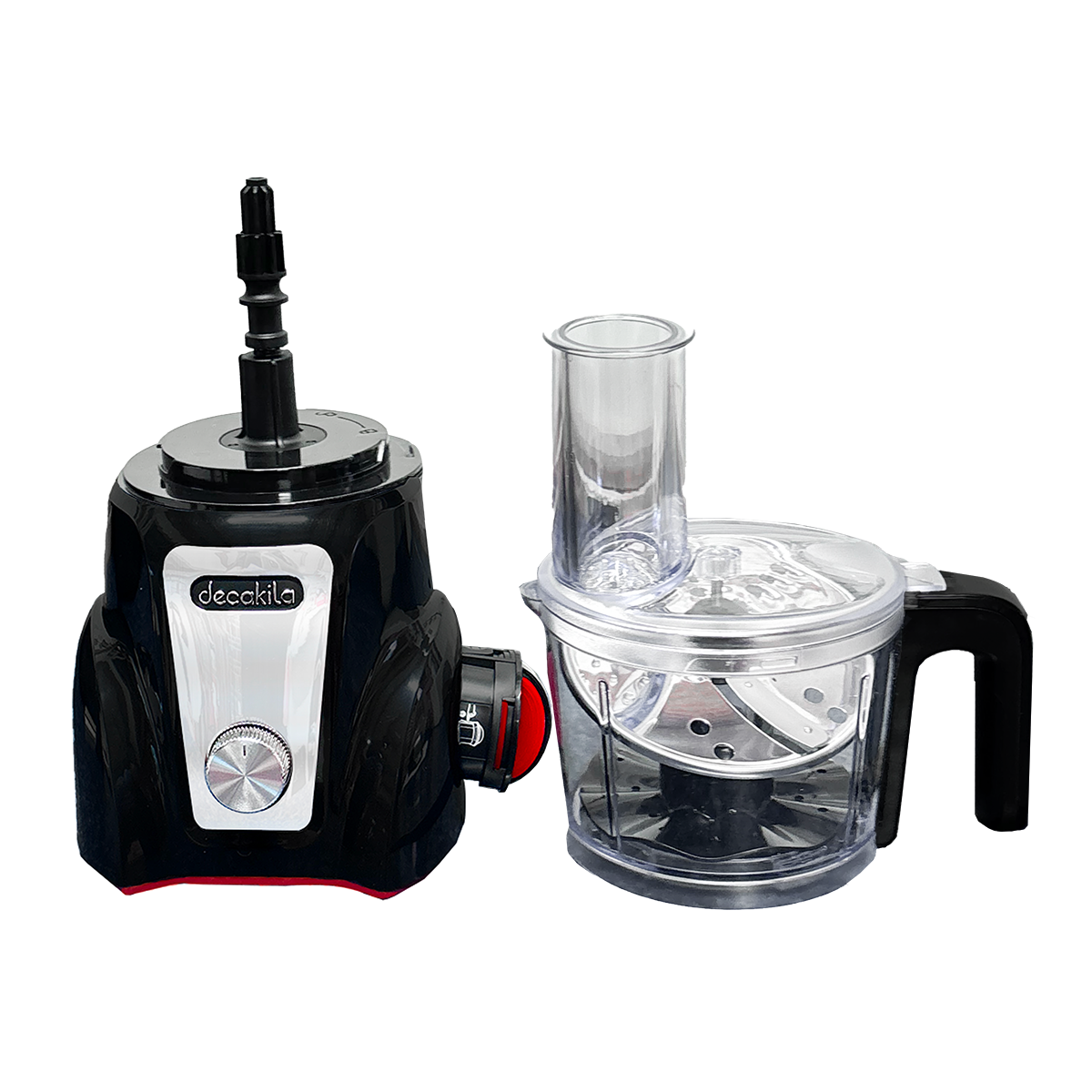 Procesador de Alimentos 1.25 L Inalámbrico con Batería Recargable Negro Decakila KUMG027B (Caja de 4 Piezas)