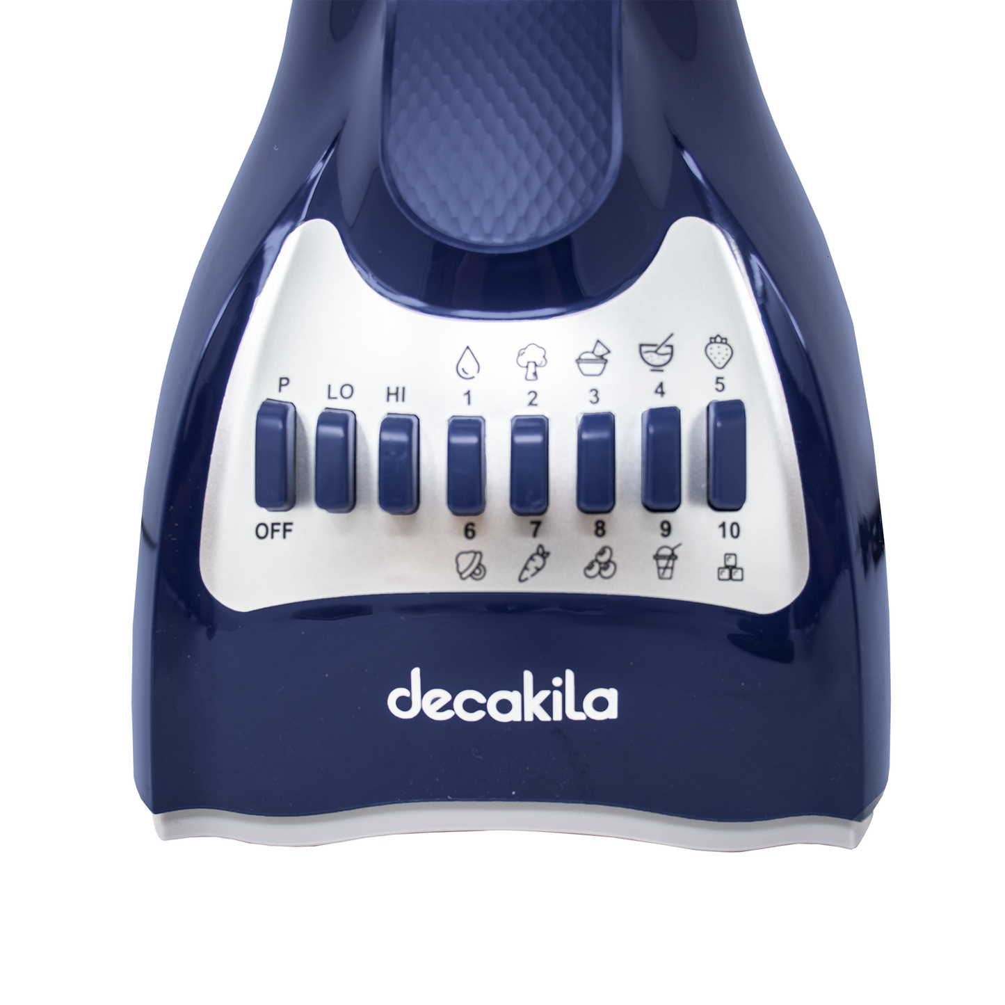 Licuadora 10 Velocidades Vaso de Plástico Azul Decakila KUJB044L (Caja de 4 Piezas)