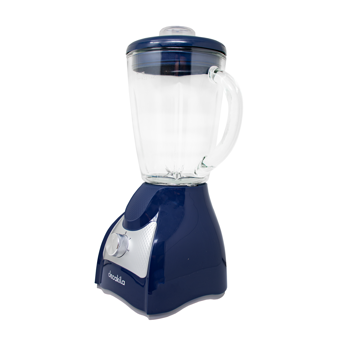 Licuadora 2 Velocidades + Pulso Vaso de Vidrio Azul Decakila KUJB045L (Caja de 4 Piezas)
