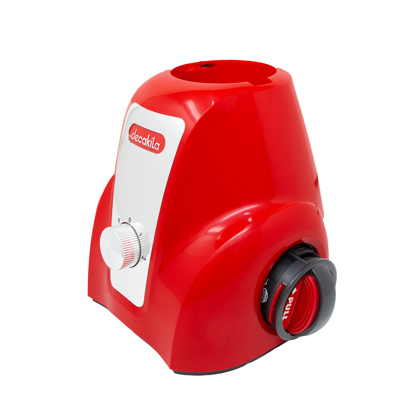 Licuadora 2 Velocidades Vaso de Plástico 1.5 L Inalámbrica de Batería Roja Decakila KMJB049R (Caja de 4 Piezas)