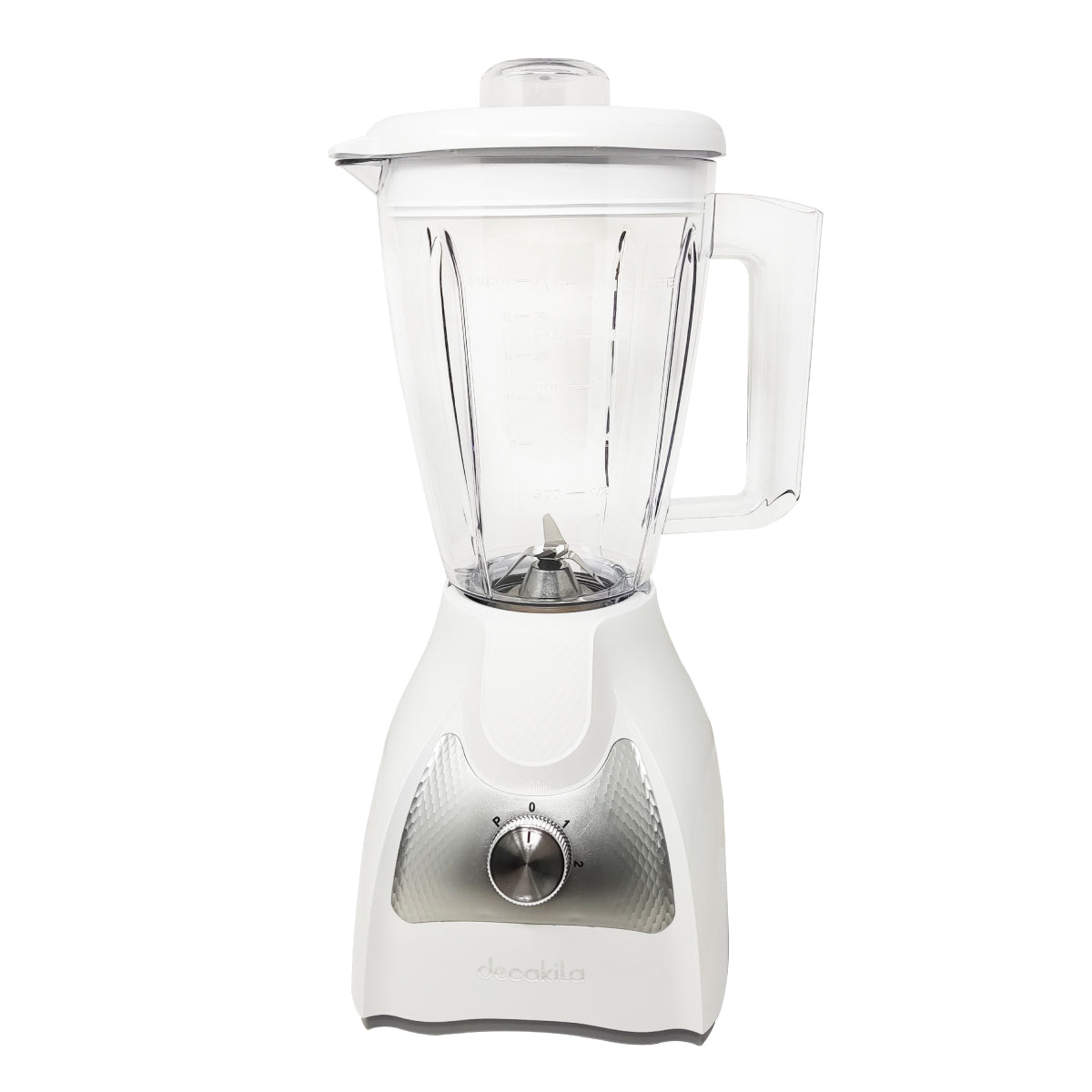 Licuadora 2 Velocidades + Pulso Vaso de Plástico Decakila KUJB043W (Caja de 4 piezas)