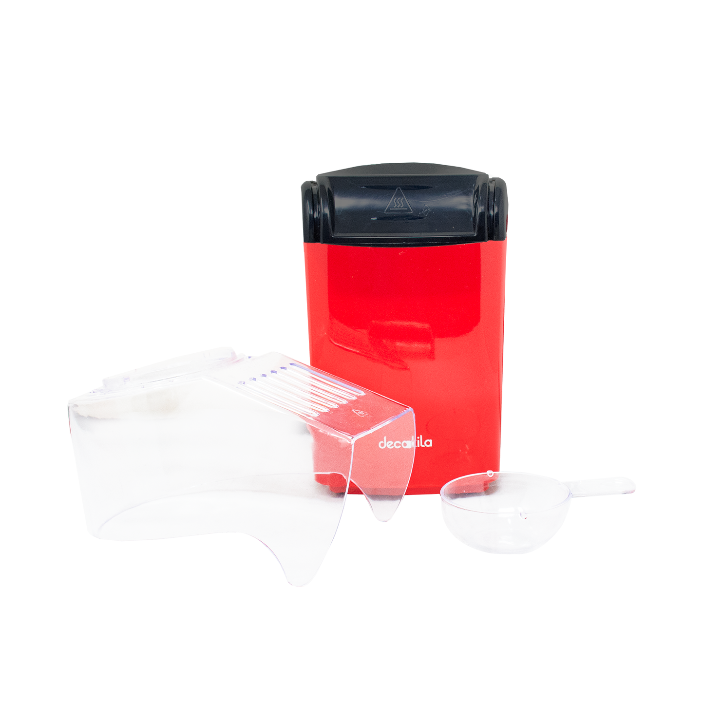 Máquina de Palomitas de Aire Caliente Rojo Decakila KUTT009R (Caja de 12 Piezas)