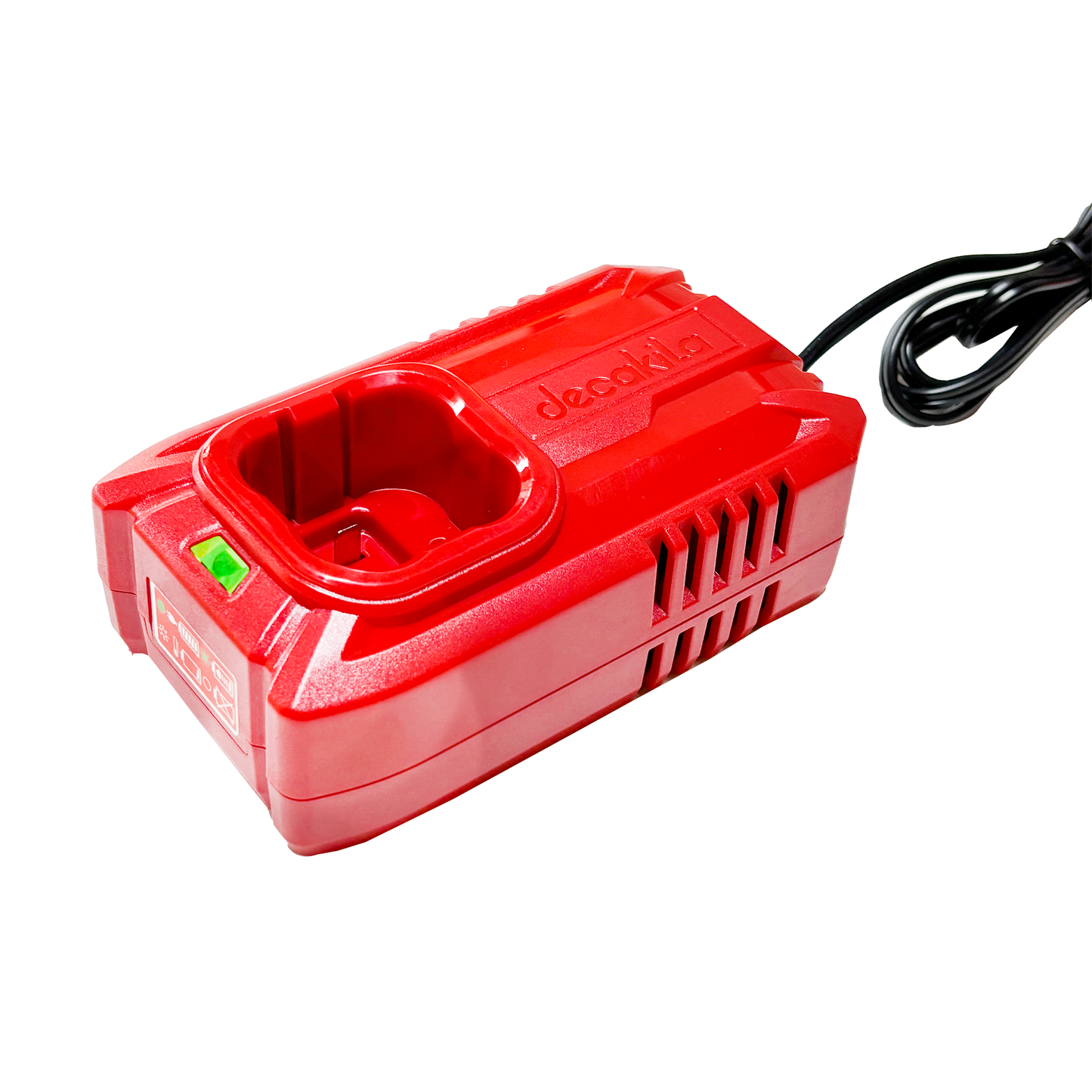 Licuadora 2 Velocidades Vaso de Vidrio 1.5 L Inalámbrica con Batería Recargable Rojo Decakila KUJB052R