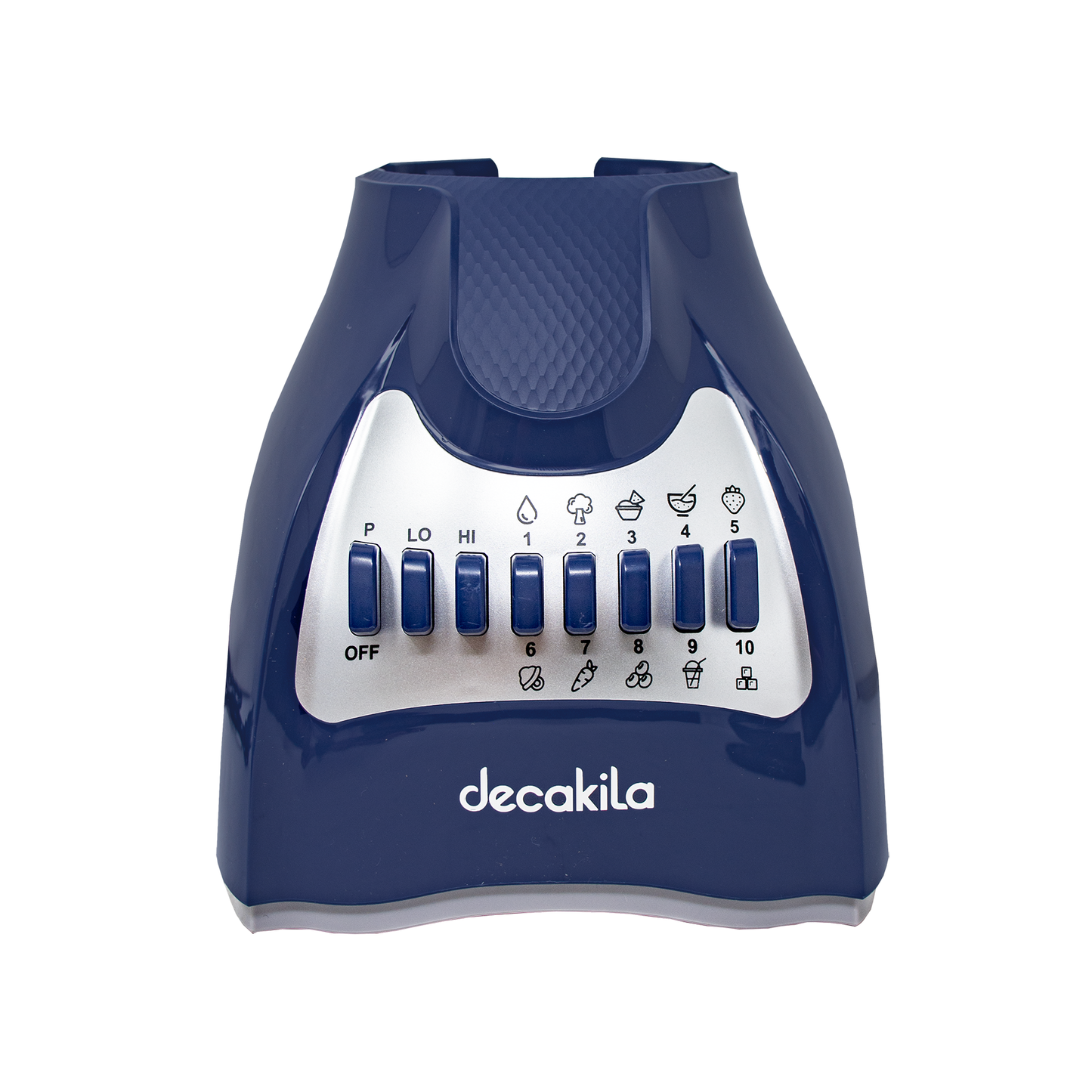 Licuadora 10 Velocidades Vaso de Plástico Azul Decakila KUJB044L (Caja de 4 Piezas)