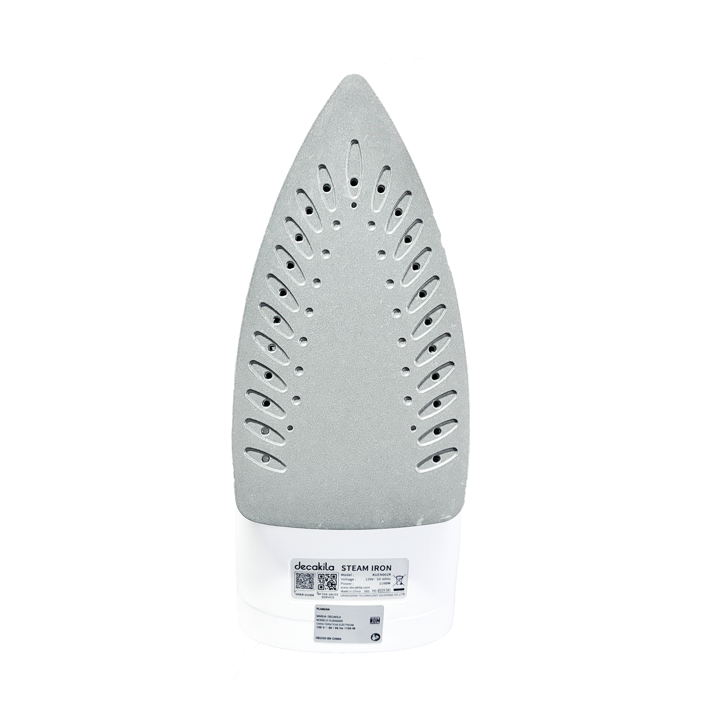 Plancha de Vapor Suela Antiadherente 1100 W Rosa Decakila KUEN002R