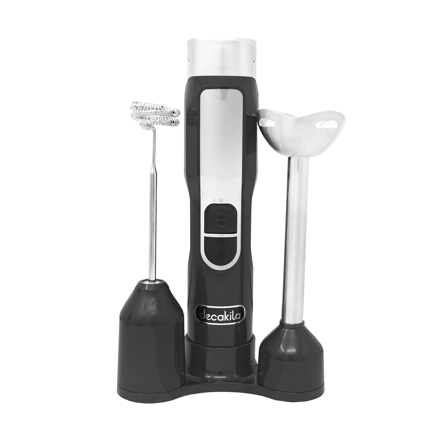 Batidora de Inmersión 5 Velocidades con Accesorios 5 en 1 Inalámbrica con Batería Recargable Negra Decakila KUJB056B