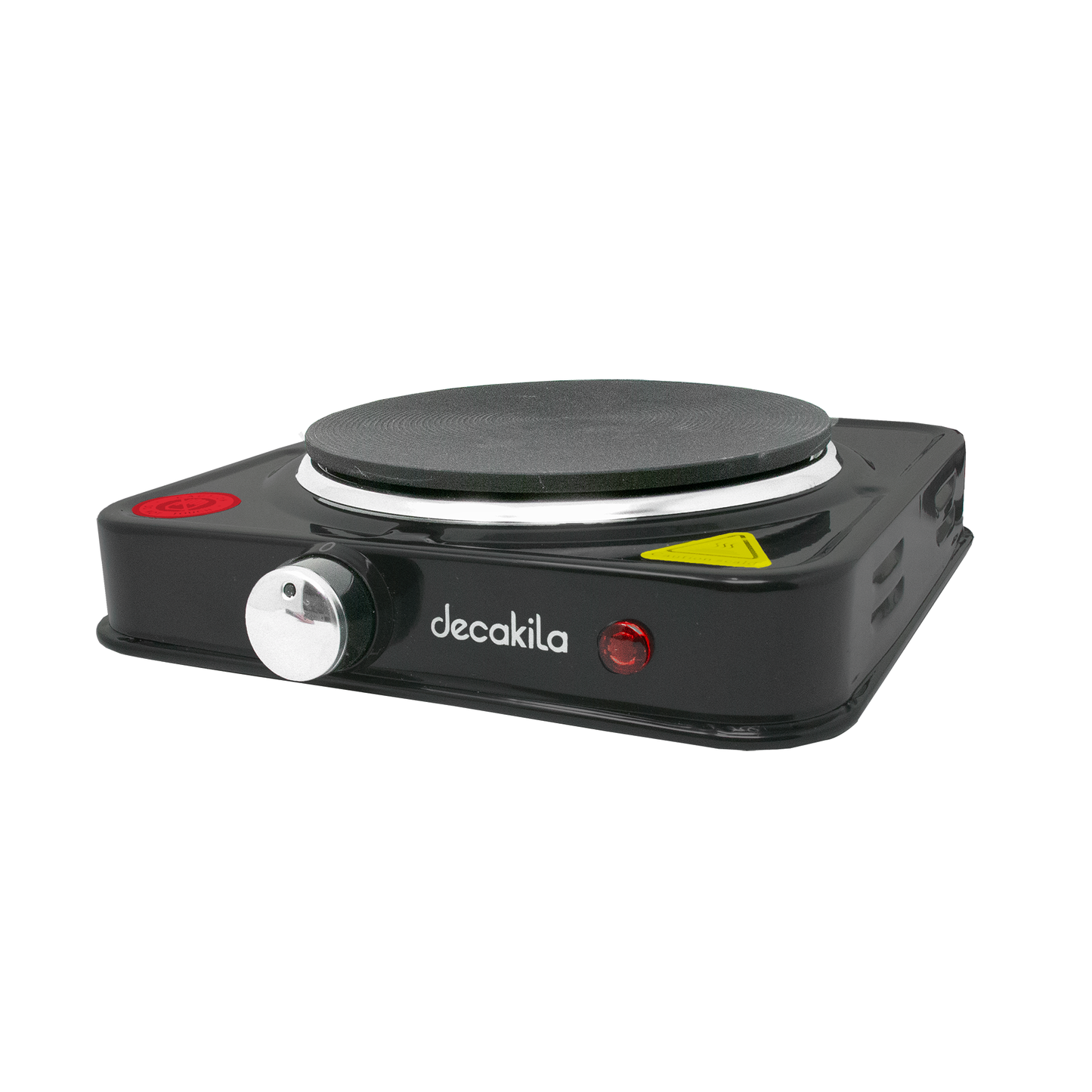 Parrilla Eléctrica Con Base Tipo Plato 1000W Negro Decakila KUCC004B (Caja con 12 Piezas)