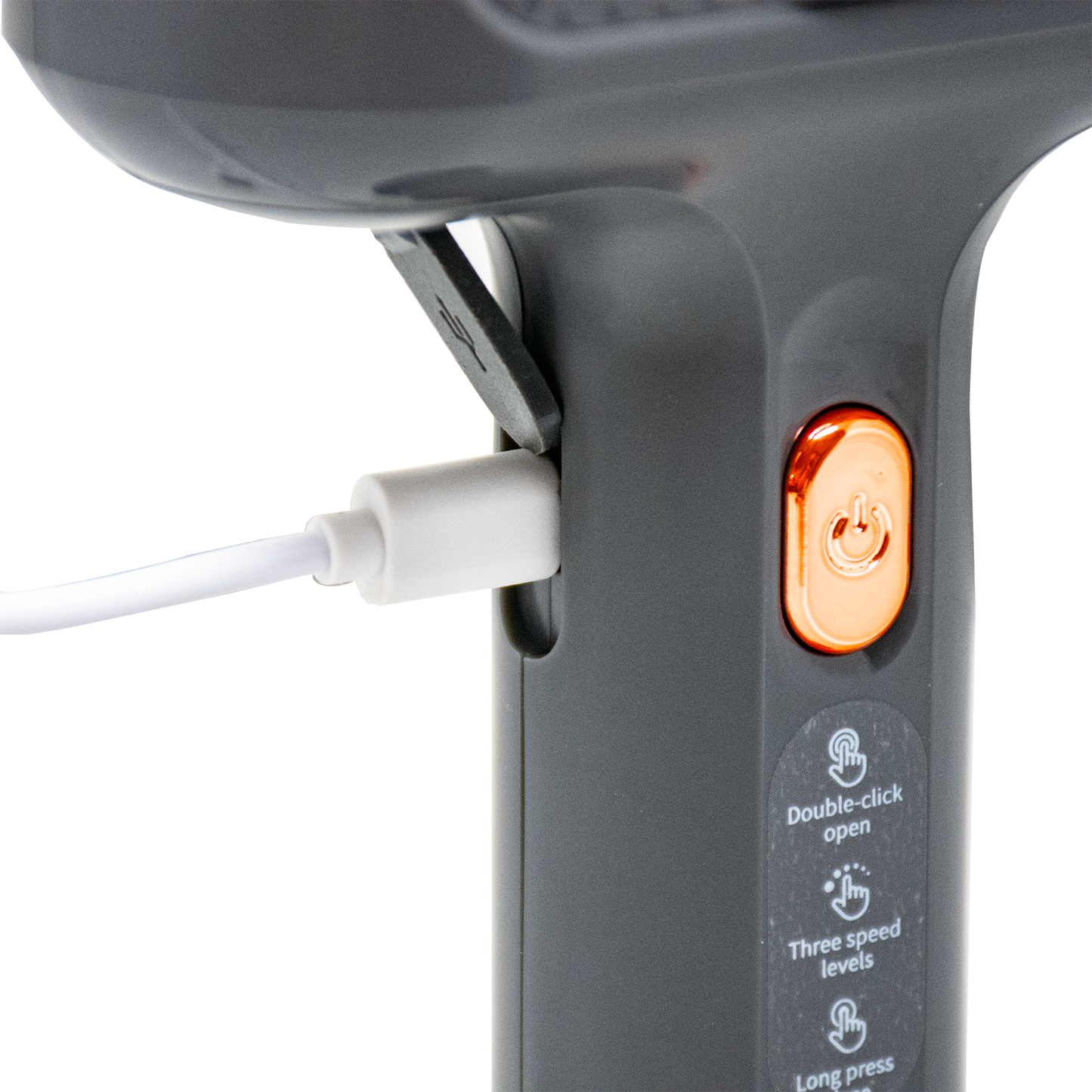 Batidora de Mano Inalámbrica 3 Velocidades Gris Decakila KMMX018G (Caja de 12 Piezas)