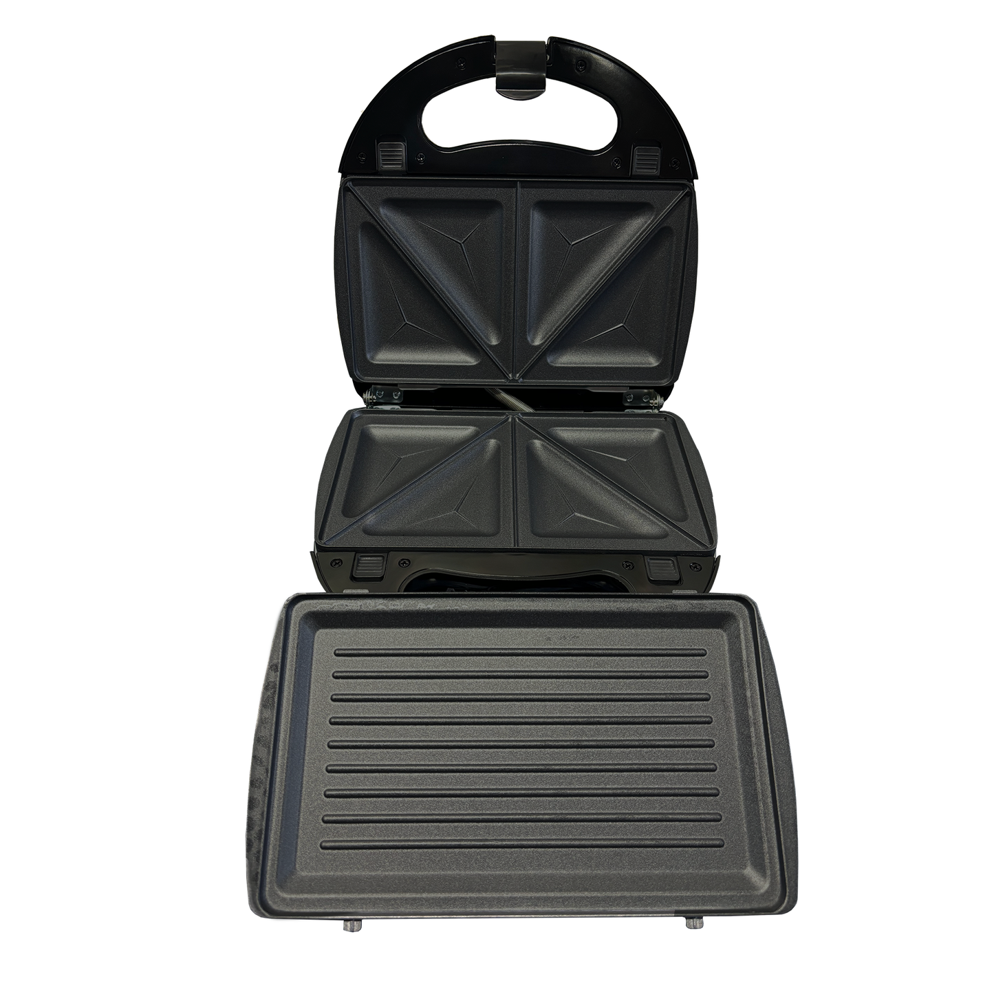 Sandwichera 3 en 1 Placas Intercambiables 750 W Decakila KUEC048M (Caja de 6 Piezas)