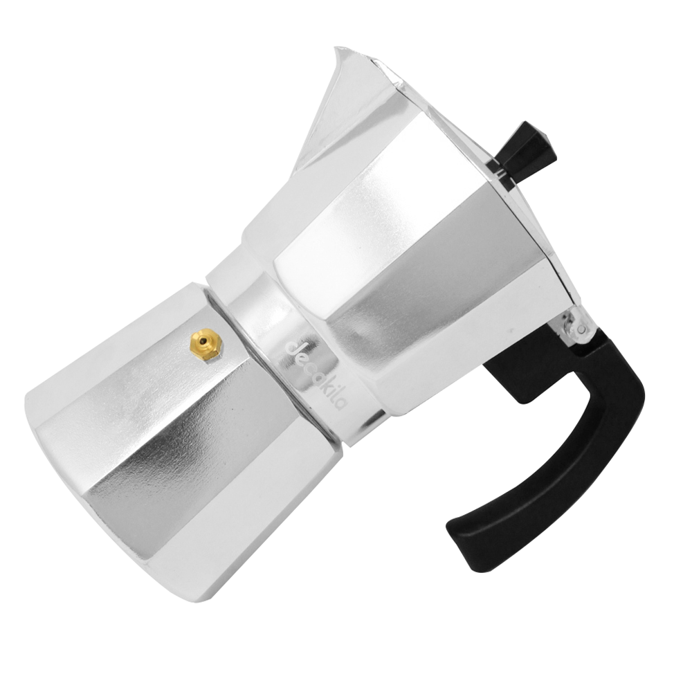 Cafetera de Expresso Italiana 6 Tazas de Aluminio Decakila KMCF023M (Caja de 24 Piezas)
