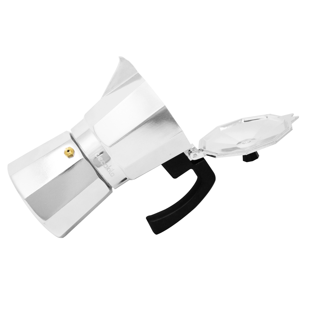 Cafetera de Expresso Italiana 6 Tazas de Aluminio Decakila KMCF023M (Caja de 24 Piezas)