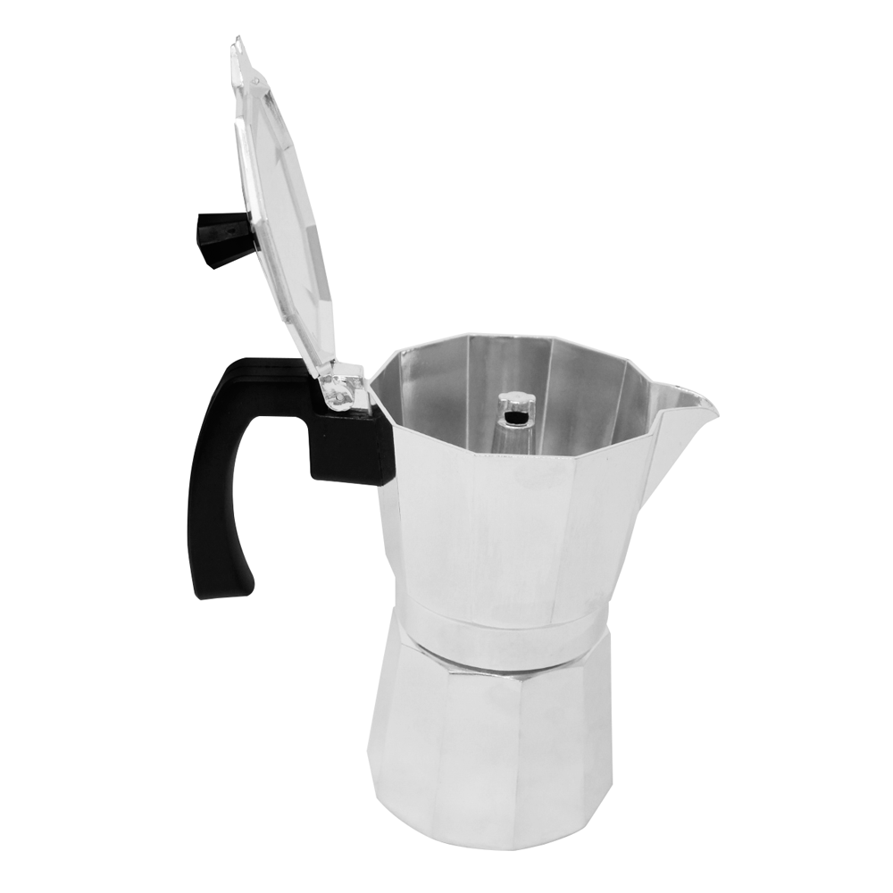 Cafetera de Expresso Italiana 6 Tazas de Aluminio Decakila KMCF023M (Caja de 24 Piezas)