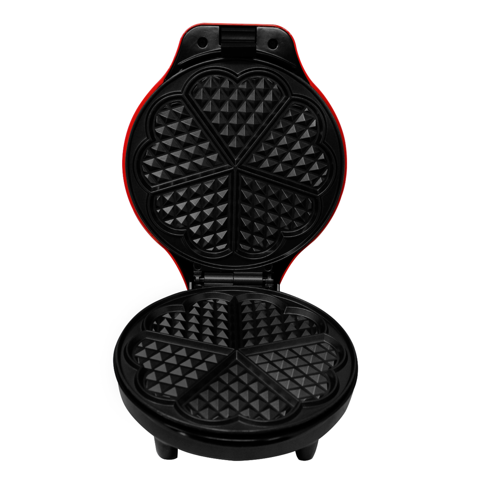 Máquina para Waffles Antiadherente 1000 W Roja Decakila KUEC016W