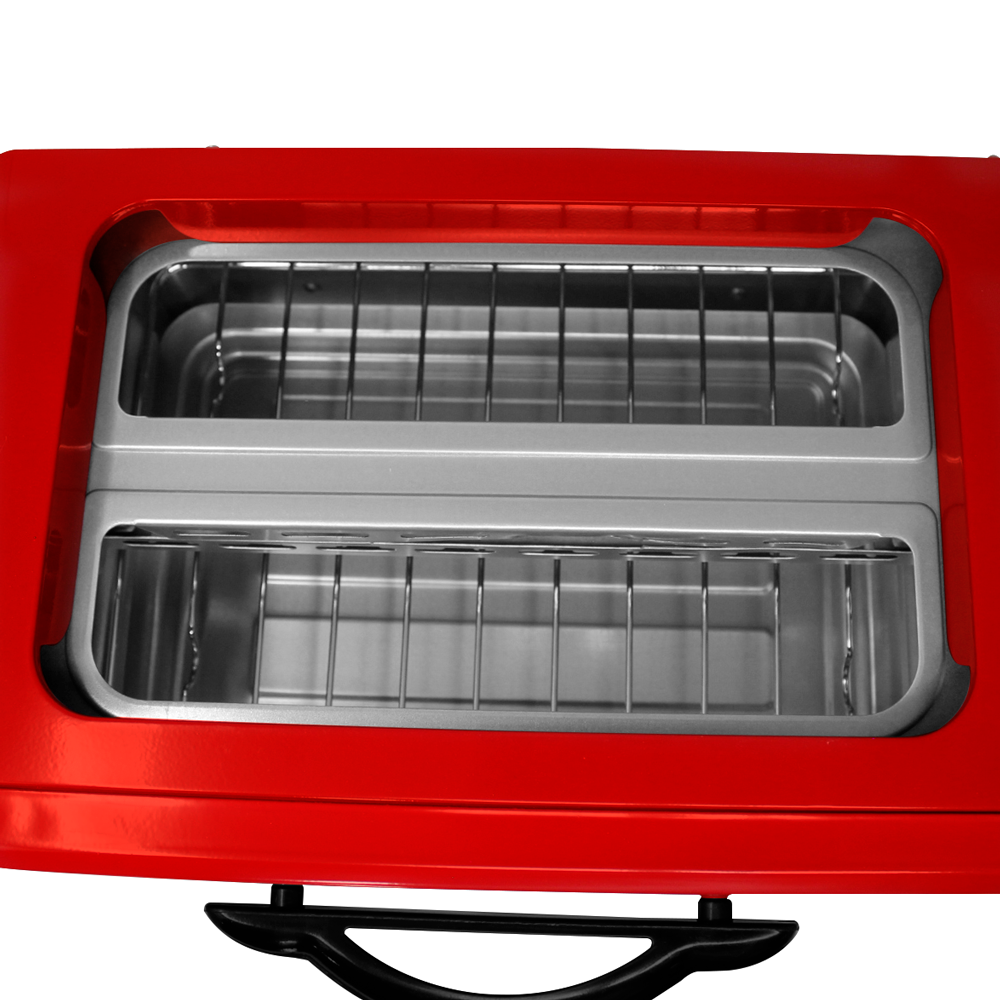 Estación de Desayuno 3 en 1 Cafetera, Horno y Parrilla Decakila KUEV003R (CAJA DE 4 PZAS)