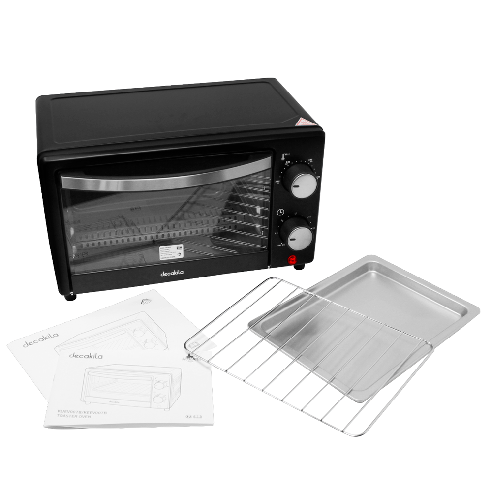 Horno Tostador 10 L 650 W Negro Decakila KUEV007B