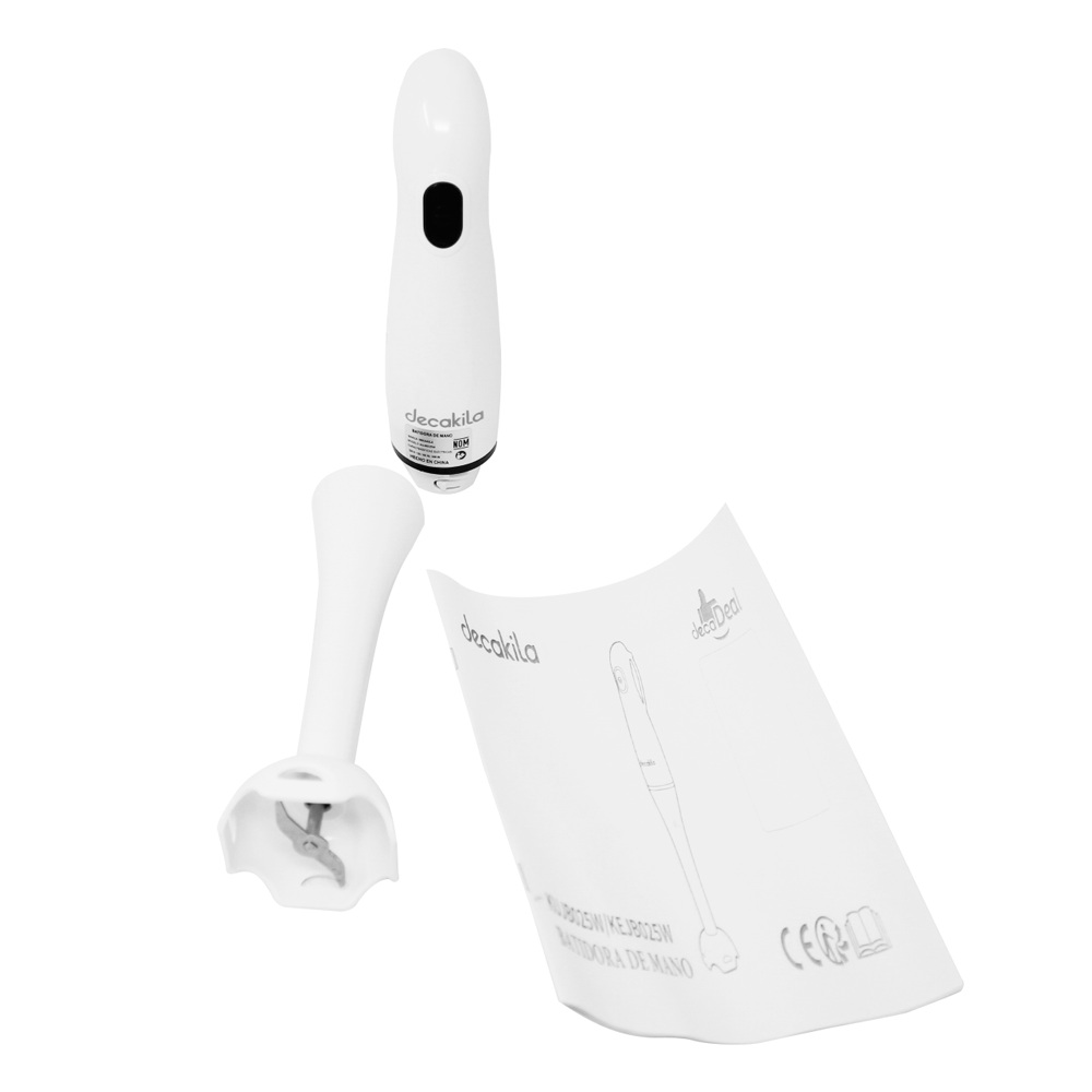 Batidora de Inmersión 2 Velocidades 300 W Blanca Decakila KUJB025W