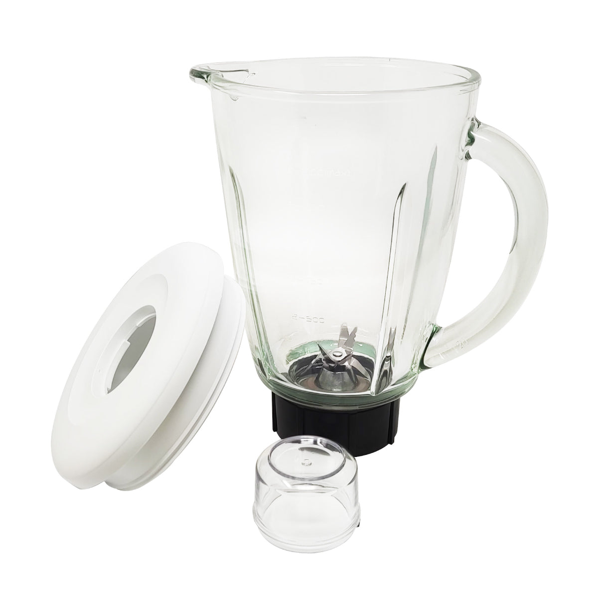 Licuadora 10 Velocidades Vaso Vidrio Blanca Decakila KUJB046W (Caja de 4 Piezas)