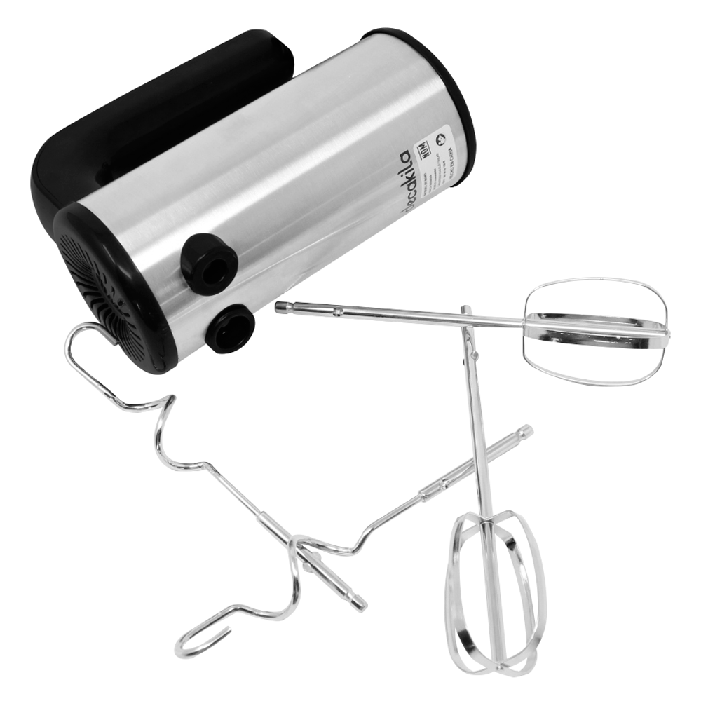 Batidora de Mano 5 Velocidades 150 W Acero Inoxidable Decakila KUMX009M (Caja de 6 Piezas)