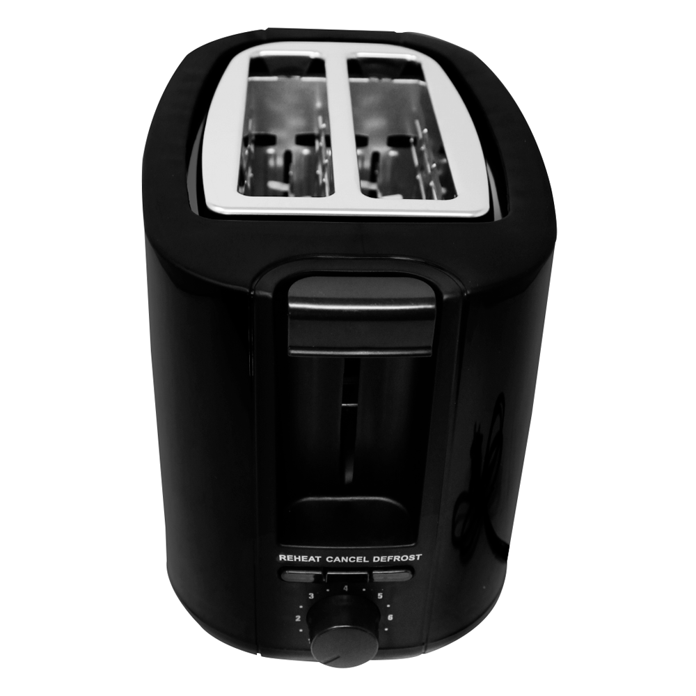 Tostador 2 Rebanadas 750 W Negro Decakila KUTS008B (Caja de 6 Piezas)