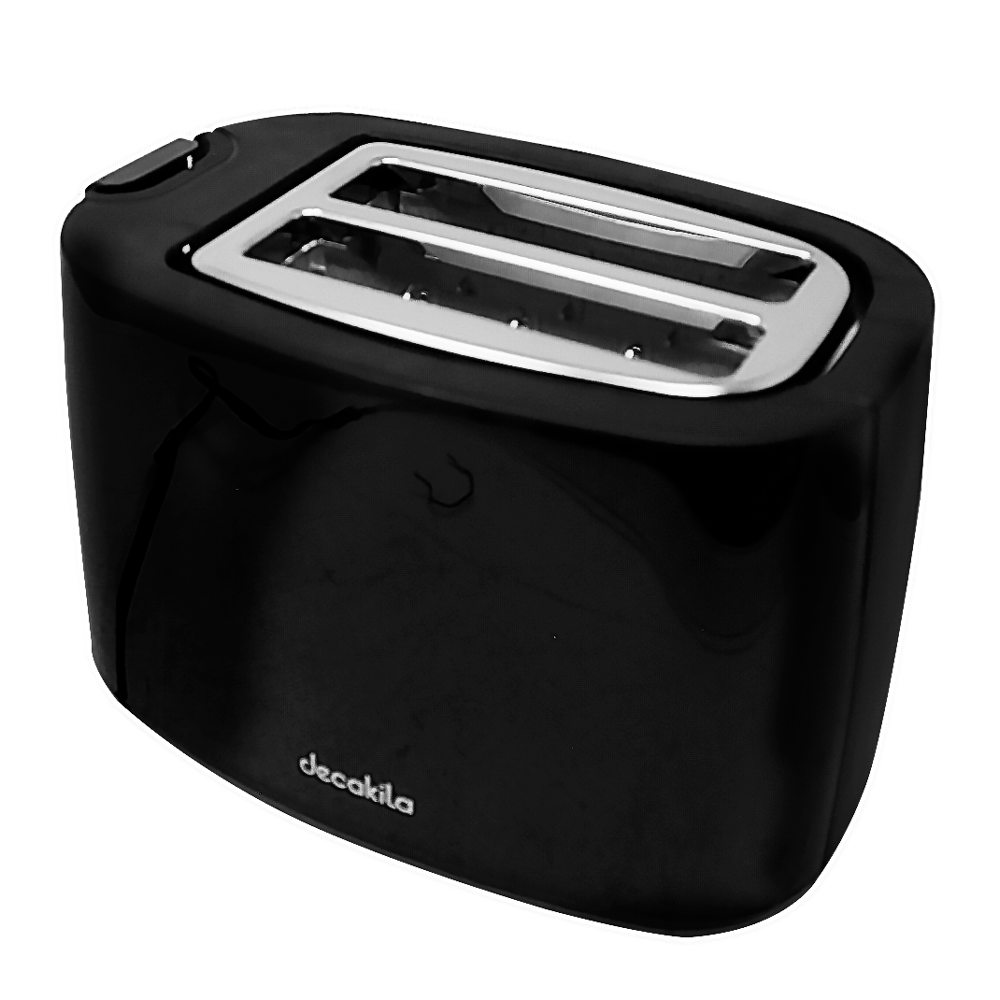 Tostador 2 Rebanadas 750 W Negro Decakila KUTS008B (Caja de 6 Piezas)