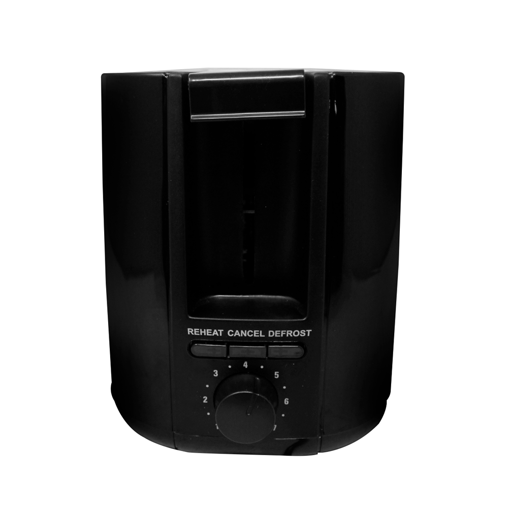 Tostador 2 Rebanadas 750 W Negro Decakila KUTS008B (Caja de 6 Piezas)