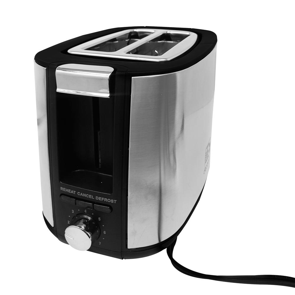Tostador 2 Rebanadas Acero Inoxidable 750 W Decakila KUTS009M (Caja de 6 Piezas)