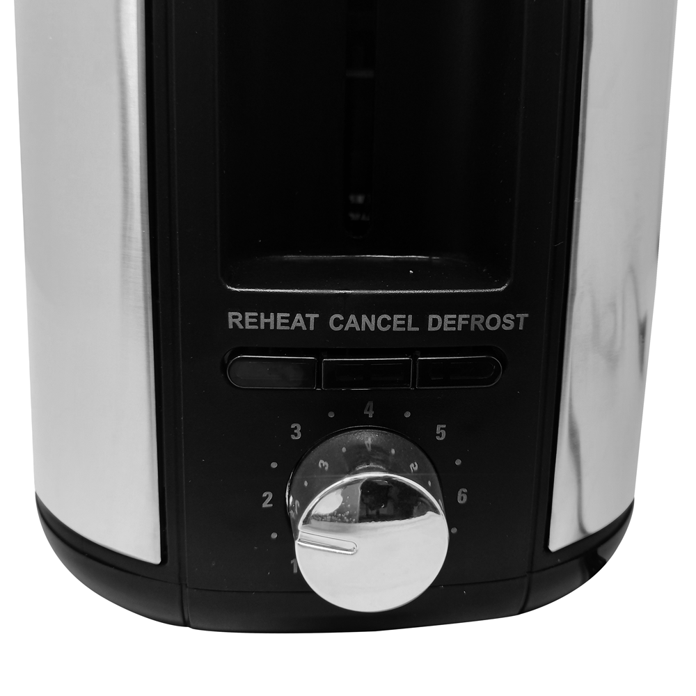 Tostador 2 Rebanadas Acero Inoxidable 750 W Decakila KUTS009M (Caja de 6 Piezas)