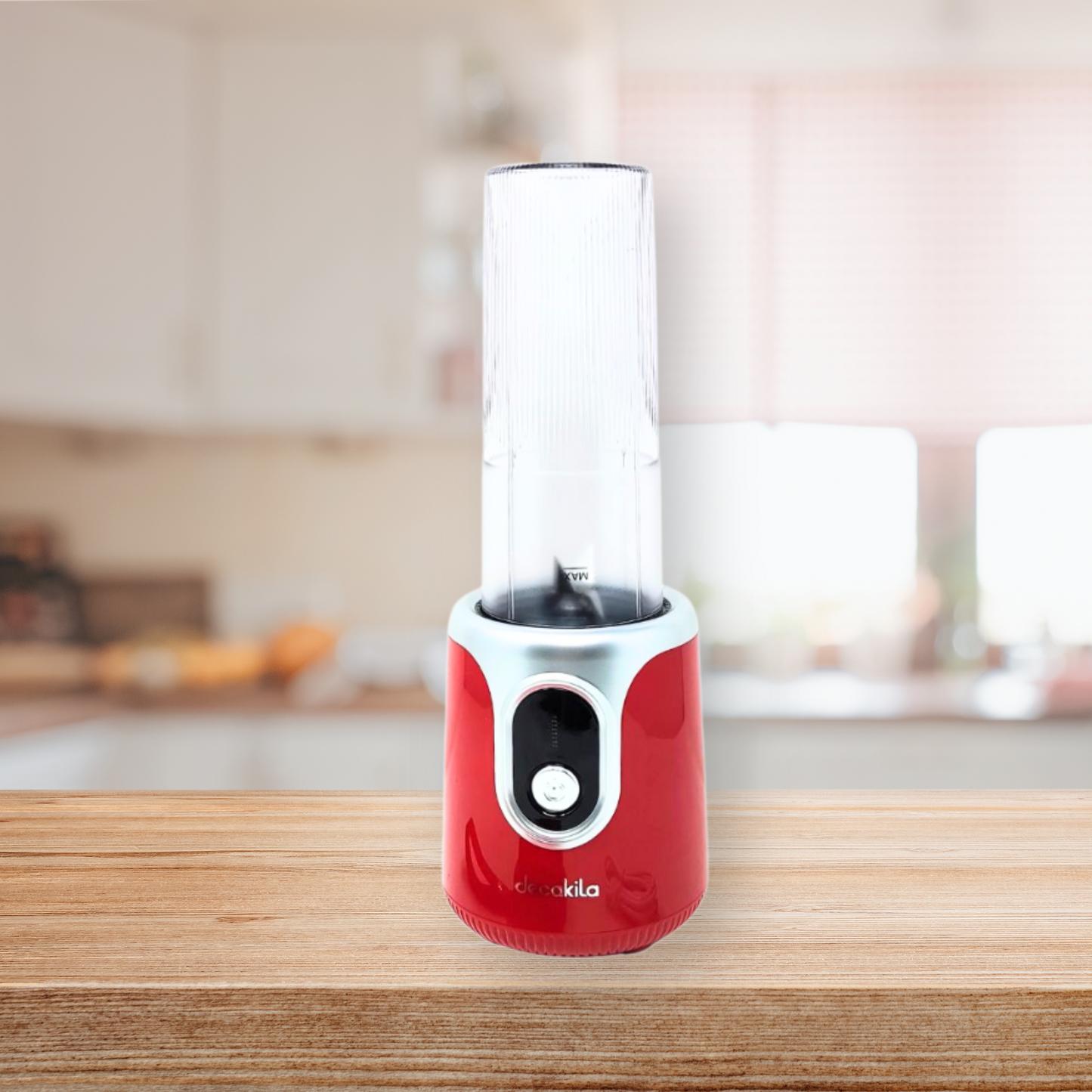 Licuadora Personal 500 ml Inalámbrica Roja Decakila KMJB022R