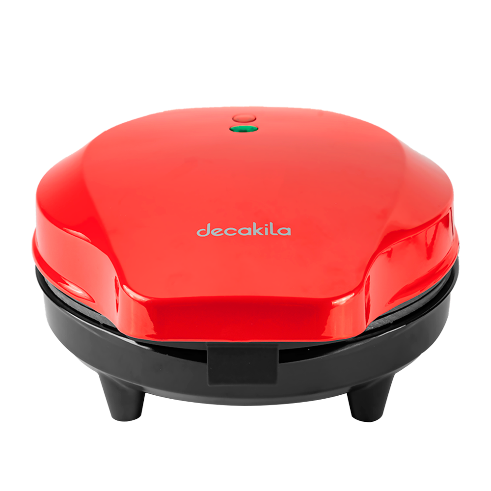 Máquina para Waffles Antiadherente 1000 W Roja Decakila KUEC016W