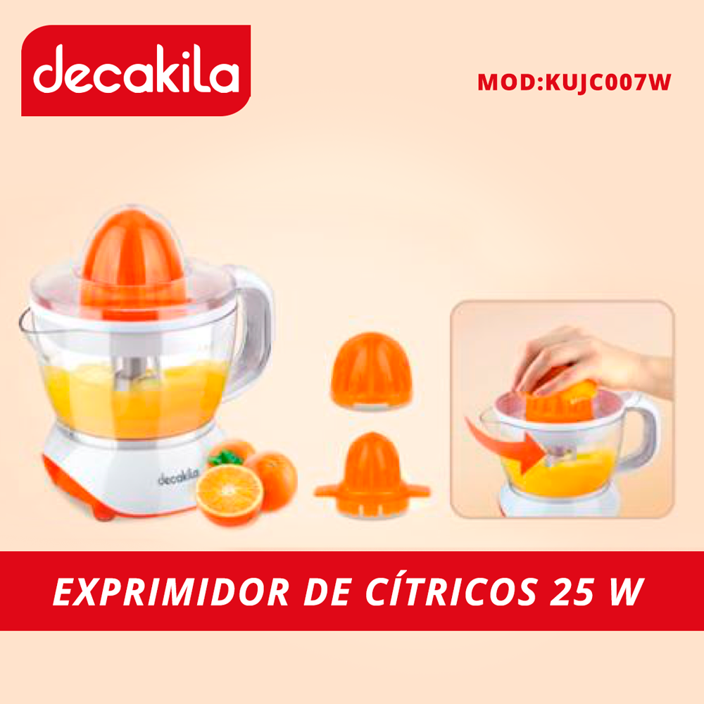 Exprimidor de Cítricos Eléctrico Reversible 25 W Decakila KUJC007W