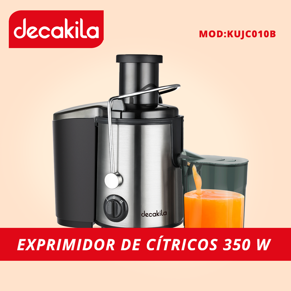 Extractor de Jugo Centrífugo Boca Ancha 350 W Decakila KUJC010B