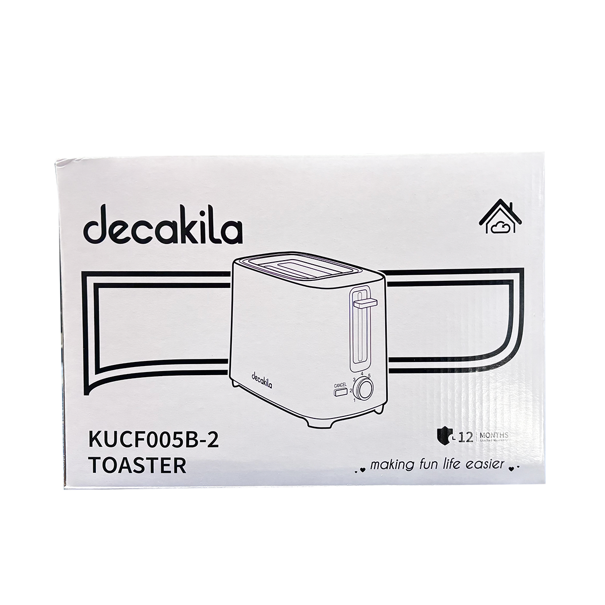 Paquete desayuno: Cafetera, Tostador, y Hervidor Decakila KUCF005B