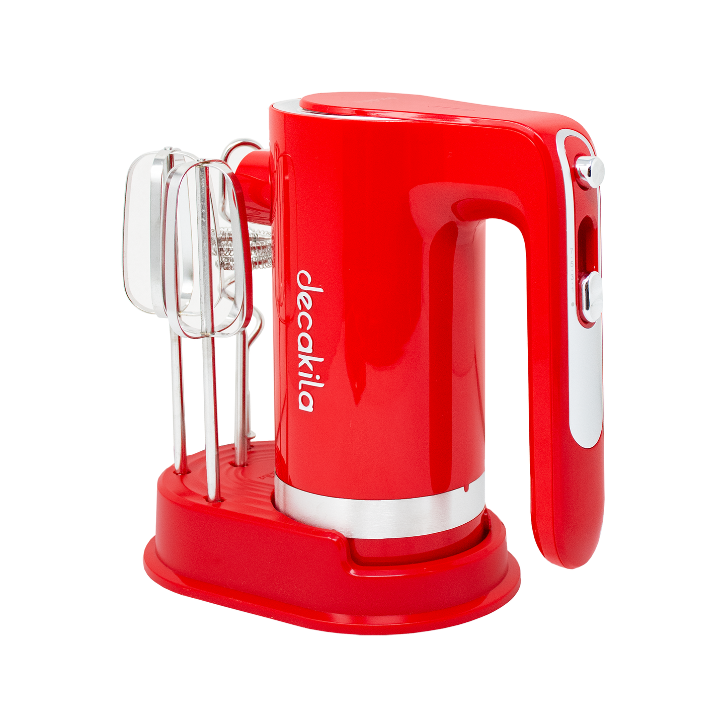 Batidora de Mano 7 Velocidades Inalámbrica con Accesorios Roja Decakila KMMX006R
