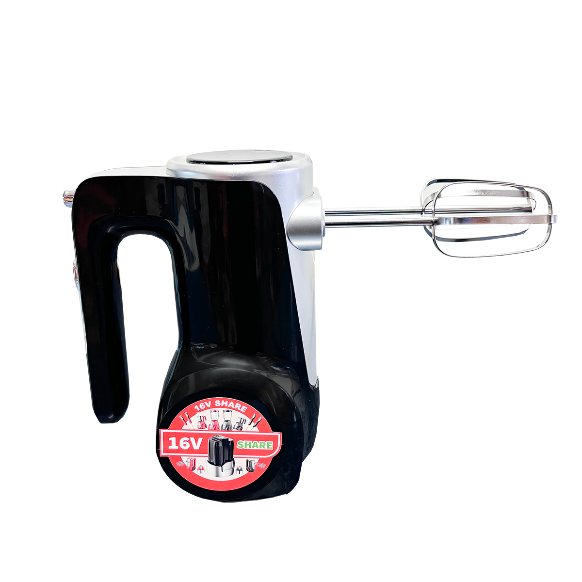 Batidora de Mano 7 Velocidades Inalámbrica de Batería Negra Decakila KMMX022B (Caja de 6 Piezas)