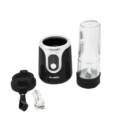 Licuadora Personal 500 ml Inalámbrica Negra Decakila KMJB022B