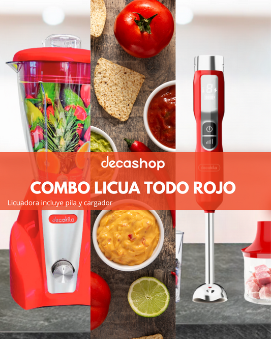 Combo Licua todo rojo