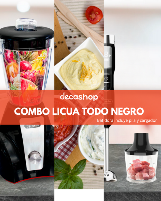 Combo Licua todo negro