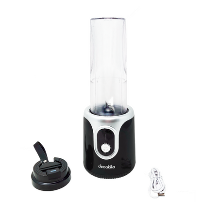 Licuadora Personal 500 ml Inalámbrica Negra Decakila KMJB022B