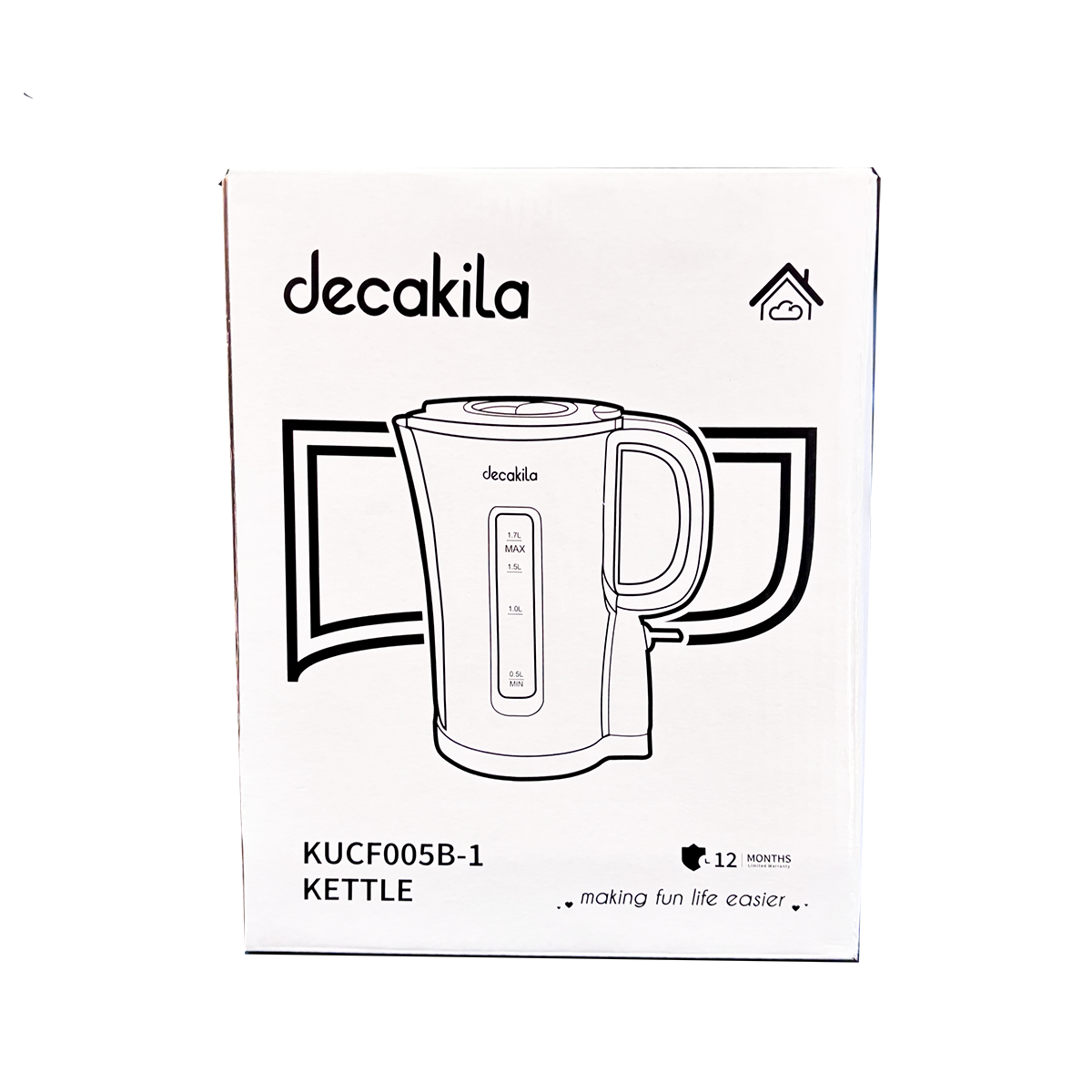 Paquete desayuno: Cafetera, Tostador, y Hervidor Decakila KUCF005B