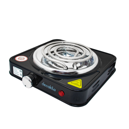 Parrilla Eléctrica de Resistencia 1000 W Decakila KUCC001B (Caja de 12 Piezas)