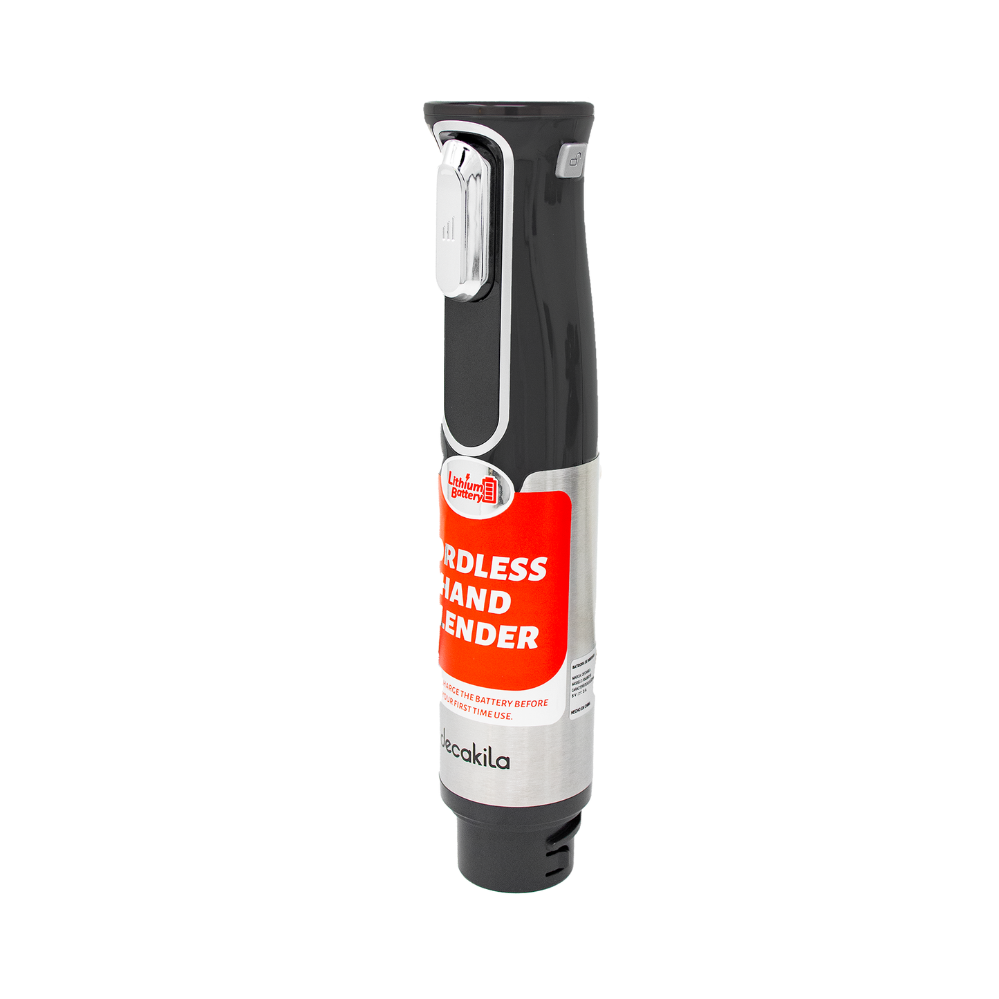 Batidora de Inmersión Inalámbrica con Accesorios 5 en 1 Negro Decakila KMJB021B (Caja de 6 Piezas)