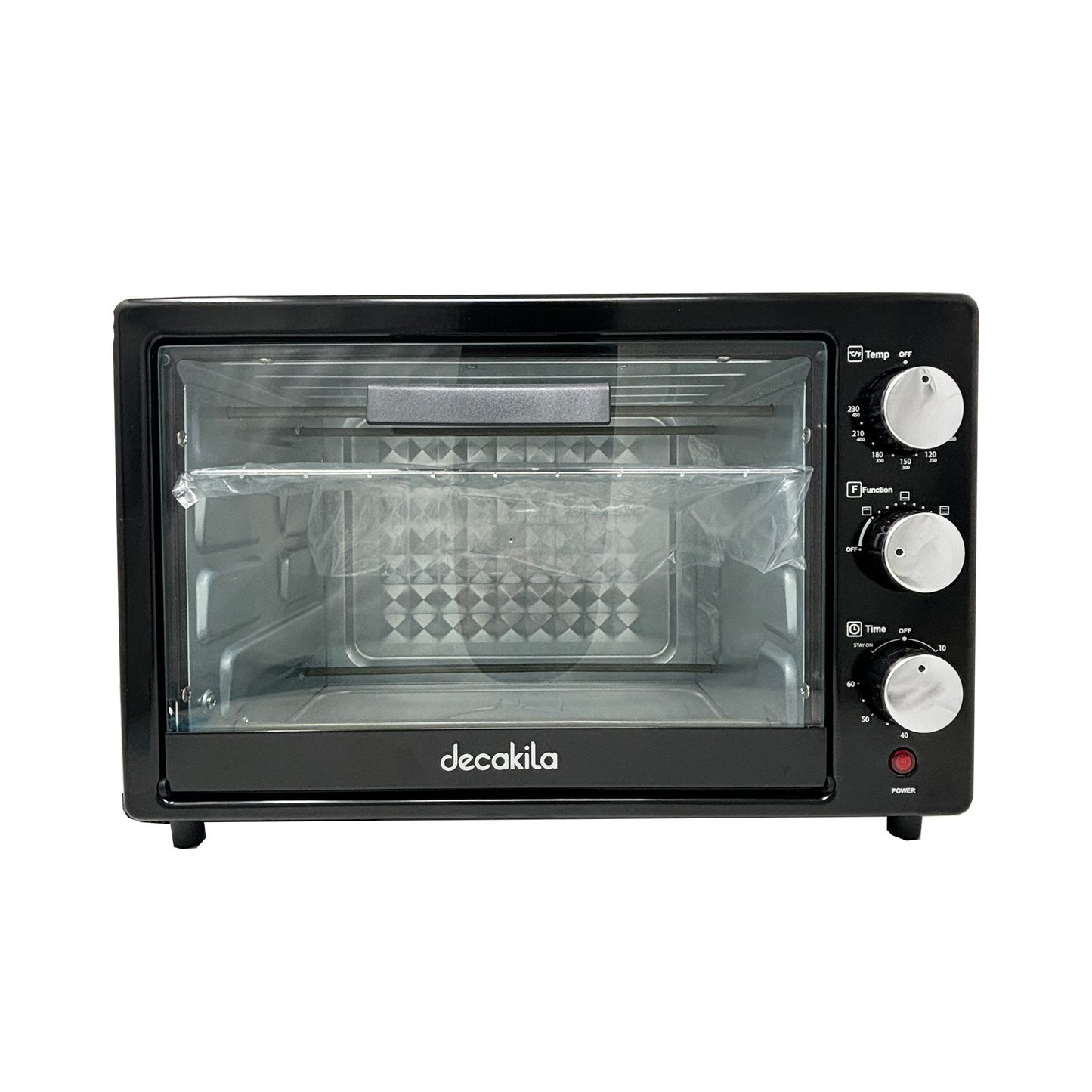 Horno Tostador Eléctrico 22 L Negro Decakila KUEV023B (Caja con 4 piezas)