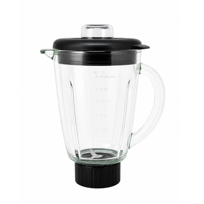Licuadora 2 Velocidades Vaso de Vidrio 1.5 L Inalámbrica con Batería Recargable Negra Decakila KMJB050B